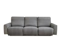 ZRCYXDW Elasticizzato Copripoltrona Relax Reclinabile, 8 Pezzi Spandex Fodere Copripoltrona Antiscivolo Lavabile Copridivano con Fondo Elastiche-grigio-3 Posti