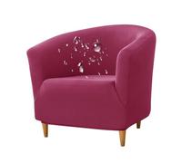 ZRCYXDW Impermeabile Copripoltrona Club, Elastan Copripoltrona Chesterfield Elasticizzato Tub Chair Copripoltrona 1-Pezzo Rimovibile Copripoltrona Per Hotel Bar-Claretto-1 Pezzo
