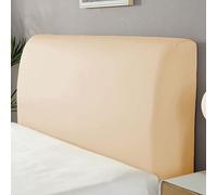 ZRCYXDW Spandex Copri Testata Letto, Elasticizzat Copertura Per Testiera Per Letto Morbido Completamente Avvolgente Copritestiera Lavabile Per Camera Da Letto Hotel-beige scuro-170-190cm