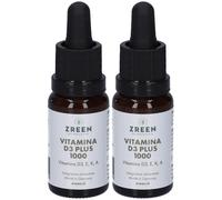 Zreen Vitamina D3 Plus 1000 15 Ml 2x15 ml Soluzione orale
