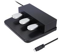 Zreephy 3 pedali per tastiere digitali pianoforti, unità a tre pedali compatibili con pianoforti digitali elettrici Yamaha P225, P525, PS500