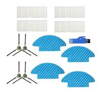 ZRF 13 confezioni Kit accessori per aspirapolvere robot Lefant M210 M210S M210B M213 Pezzi di ricambio (4 filtri e 4 spazzole laterali, 4 motivi, 1 spazzola di pulizia)