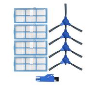 ZRF - Kit di accessori di ricambio compatibile con Proscenic 850T Robot Aspirapolvere, 4 Filtri+4 Spazzole Laterali+1 Spazzola di Pulizia