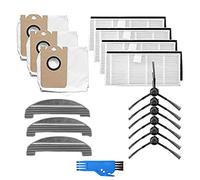 ZRF - Kit di accessori per aspirapolvere Proscenic M8 Pro, 6 spazzole laterali + 4 filtri + 3 panni + 3 sacchetti antipolvere