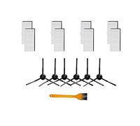 ZRF Pezzi di ricambio adatti per aspirapolvere robot Proscenic U6, 6 spazzole laterali + 8 filtri, 1 kit di accessori per la pulizia