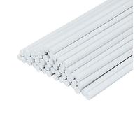 ZRHMCJEN Barre Rotonde in Plastica Abs per la Realizzazione Di Modelli e Oggetti Artigianali, Lunghezza 250 Mm/Diameter:4Mm(20Pcs)