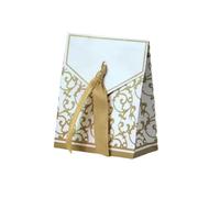 ZRHWSPD Bomboniere Matrimonio 10/20/50 Pezzi Scatole di Carta for Caramelle for bomboniere Sacchetti for imballaggio Bomboniere for Matrimoni Forniture for Feste Compleanno(Gold,20pcs)