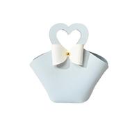 ZRHWSPD Bomboniere Matrimonio 10/30 Pezzi di Sacchetti Caramelle a Forma Cuore, Portatili, for Matrimoni, Feste Compleanno, scatole, Mini Borsetta(Color 02,10pcs)