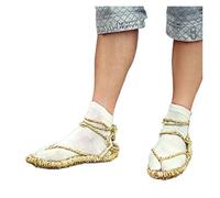 ZRHWSPD Ciabatte Paglia Donna Shoes Straw Sandals Vintage Hand Made Hemp Rope Outfit(Color1,39)