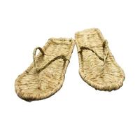 ZRHWSPD Ciabatte Paglia Donna Shoes Straw Sandals Vintage Hand Made Hemp Rope Outfit(Color5,40)
