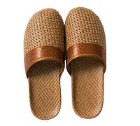 ZRHWSPD Ciabatte Paglia Donna Women's Weaving Straw Mat Baotou Sandals Slippers(Color 4,35-36(220mm))