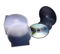 ZRHWSPD Porta Dvd 1/3PCS Transparent Plastic Single Piece Round Disc Case | CD Thickened DVD Box Storage(3PCS)