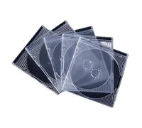 ZRHWSPD Porta Dvd Custodia for Dvd da 5/10 Pezzi | Scatola for dischi in plastica trasparente vuota for CD Scatole singole standard trasparenti for uso domestico(5pcs)