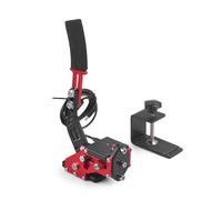 ZRHYRG Freno a Mano Per PS4 PS5 PC Freno a mano Per giochi di corse SIM Per Logitech G29 Acciaio e alluminio RALLY Regolabile Per PC Windows DIRT del freno di stazionamento(Red)