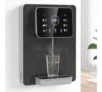ZRLYbau Distributore Acqua Muro Calda Fredda Erogatore Istantaneo con Dosaggio Quantitativo Schermo Tattile e Blocco Bimbi Elettronico per Ufficio e Grandi Mense Commerciali Aziendali Black