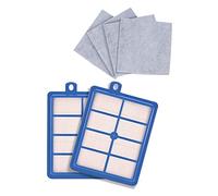 ZRNG In Forma for l'AD-Lavabile 2PCS Polvere Hepa Filtro H12 H13 + 4PCS del Motore Cotton Fit for Electrolux AEG Aspirapolvere Parti di Ricambio L'installazione è Semplice e Facile da Usare.