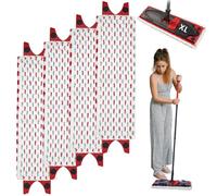 Zroden 4 Pezzi Ricambio Mocio Per Vileda Revolution, Microfibra, Per Tutti I Tipi di Pavimento