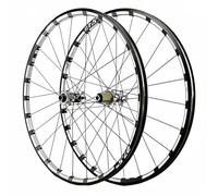 ZRQSMCX Set di Ruote da 26/27,5" 29" mozzo 24H per Cassetta a 7, 8, 9, 10, 11, 12 velocità, con Freno a Disco e Perno Passante, Cerchio a Raggi Dritti (Argento 29 Pollici)