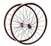 ZRQSMCX Set di Ruote per Bici da Corsa 700C V/C Freno Anteriore Due Posteriore Quattro Cuscinetti mozzo Altezza Ruota 27 mm 20/20H 8-11 velocità Cassetta Cerchio