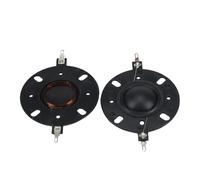 ZRSHCXWS Bobina da 25,4 mm Tweeter a tromba nera Pellicola a membrana in seta alti 8OHM 25,5 Core 6OHM 8OHM Riparazioni altoparlanti(8PCS)
