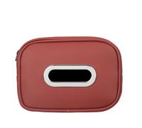 ZRVXTISX Borsa Portaoggetti Fazzoletti Auto per Mazda MX-5 MX5 RF ND NC NB NA 1989-2023, Scatola Tessuto Porta Visiera Solare Pu Cuoio Sedile Schienale Contenitore Accessori,A/Red