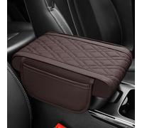ZRVXTISX Tappetino Bracciolo Auto per Toyota Yaris Cross XP210 2021-2024, Comodo E Antiscivolo Console Centrale Copri Supporto Gomiti con Tasca Portaoggetti Laterali,D/Brown- 32 * 18 * 5cm