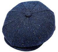 ZRWASKA® Cappelli piatti da uomo, 8 pannelli Peaky Flat Baker Boy, berretto in lana tweed Gatsby, stile Newsboy, per donna, cappello piatto anni 20, cappello piatto da uomo, colore spina di pesce
