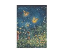 ZRWLUCKY 12 x 18 pollici bandiera da giardino di notte e illuminazione lucciola bandiere da giardino a doppia faccia per cortile esterno casa piccole bandiere di decorazione