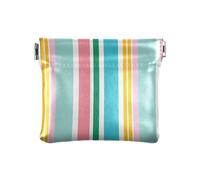 ZRWLUCKY Allegro Colori Divertenti Strisce Delle Donne In Pelle Moneta Cambia Borsa Fancy Chiusura Portafoglio Porta Carta per Le Donne, Multicolore, 4.33"(L) x 3.74"(W) x 0.39"(H), Stampa