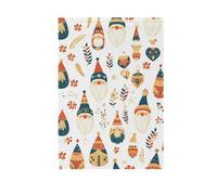ZRWLUCKY Bandiera da giardino a forma di nani, 71,1 x 101,6 cm, double face, per esterni, cortile, casa, prato, veranda, vacanza, grande decorazione stagionale, bandiere