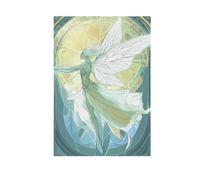 ZRWLUCKY Bandiera da giardino azzurro e bianco, 30,5 x 45,7 cm, double face, bandiere da giardino di benvenuto per esterni, cortile, casa, piccole vacanze stagionali, prato, patio, decorazione