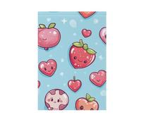 ZRWLUCKY Bandiera da giardino blu amore fragole 12 x 18 pollici bandiere da giardino a doppia faccia per cortile casa piccole bandiere di decorazione del prato stagionale