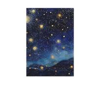 ZRWLUCKY Bandiera da giardino con cielo stellato di mezzanotte, 30,5 x 45,7 cm, double face, bandiere di benvenuto da giardino per esterni, cortile, casa, piccole vacanze stagionali, prato, patio