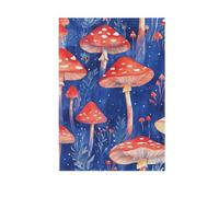 ZRWLUCKY - Bandiera da giardino con funghi rossi, 12 x 18 pollici, bandiere da giardino di benvenuto a doppia faccia per cortile, casa, piccole bandiere stagionali per la decorazione di prato, patio