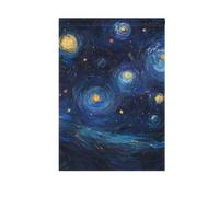 ZRWLUCKY Bandiera del giardino del cielo stellato di mezzanotte 12 x 18 pollici bandiere del giardino di benvenuto su due lati per cortile, casa, piccole bandiere di decorazione del prato