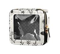 ZRWLUCKY Beauty Dino - Beauty Dino, borsa per il trucco, in pelle, impermeabile, trasparente, mini contenitori per il trucco, per volare, beauty Dino, Beauty Dino