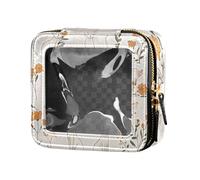 ZRWLUCKY Cornish Rex Cats Neutro Biege Cute Makeup Bag Clear Toiletry Bags Portable Make Up Organizer per le donne, Cornish Rex gatti Neutro biege, Cornish Rex Cats Neutro Biege