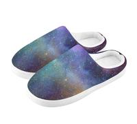ZRWLUCKY Cosmic Spectrum Wonder, pantofole da casa da uomo e donna, con memory foam, pantofole sfocate comode per camera da letto, Meraviglia dello spettro cosmico, 9/10 UK Men/ 10/11 UK Women Wide