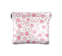 ZRWLUCKY Donne astratte del raccoglitore di contanti del cuoio delle donne mini borse della moneta portatile per le donne, Multicolore, 4.33"(L) x 3.74"(W) x 0.39"(H), Stampa