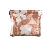 ZRWLUCKY Fiori Linea Autunno PU Pelle Cambiamento Borsa Impermeabile Organizzazione Borse per Uomo Donna Viaggio, Multicolore, 4.33"(L) x 3.74"(W) x 0.39"(H), Stampa