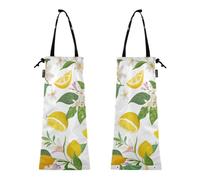 ZRWLUCKY Sacchetti per la spazzatura per auto, confezione da 2 sacchetti pieghevoli per auto da appendere con apertura elastica per bidone della spazzatura per sedile posteriore, contenitore della