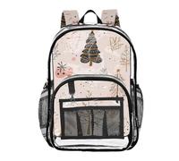 ZRWLUCKY Zaini trasparenti per bambini per la scuola, zaini trasparenti per scolari per ragazze e ragazzi, borsa trasparente con albero di safari, pesca, safari albero pesca, taglia unica, Safari Boom