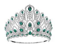 ZRxmNoTh Corona, corona da re, diadema, corone da donna, corona da principessa, regina reale, concorso signorina, copricapo da sposa, diademi da sposa, corone per balli scolastici, accessori per