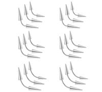 ZS 18Pcs 16G Gioielli per Piercing con Picco per Sopracciglio, Bilanciere Curvo Verticale per Labret, Anelli per Labbro, Picco per Trago, Orecchini per Elice, Rook, Anelli per Ponte del Naso per Donne