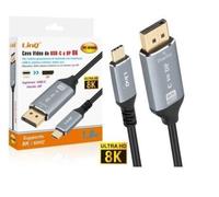 Zs- Cavo Video Adattatore da USB Type C a DP DisplayPort 8K 60Hz 1.8Metri