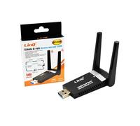 ZS - DONGLE SCHEDA DI RETE RICEVITORE WIRELESS USB 3.0 DUAL BAND 5dBi 2.4G 5.8G