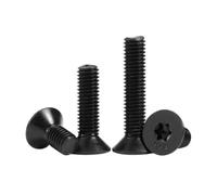 ZS Hardware Viti a testa svasata in acciaio al carbonio M3-M10 Grado 10.9 Bulloni a sei lobi neri(M8x35mm(5pcs))
