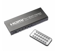 Zs- HDMI 4x1Picture Division Multi-Viewer con Switcher Audio LPCM AC3+Telecoman