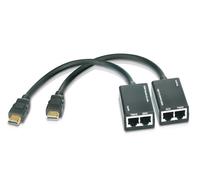 Zs- HDMI EXTENDER PROLUNGA FINO A 30M FULLHD 1080P CON Cavo RETE