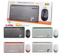 Zs- KIT TASTIERA MOUSE WIRELESS 2.4ghz 10 MT SENZA FILI CON DOCK PORTA TABLET